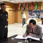 Major General  Dr Sunil Chandra Visit