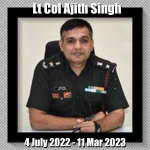 AO Lt Col Ajith singh