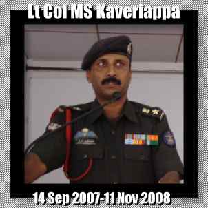 AO Lt Col MS Kaveriappa